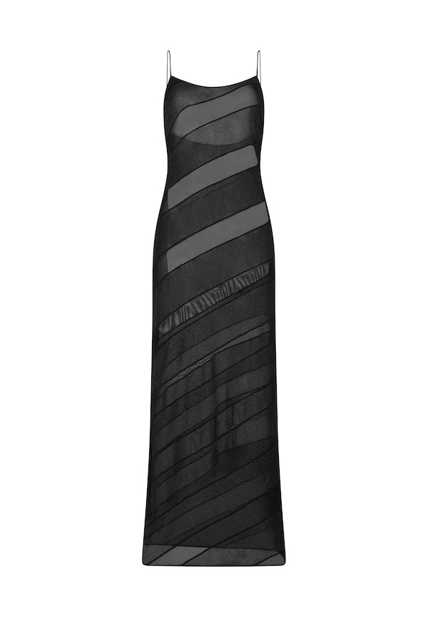 Oséree, Lumiere Twist Dress Black