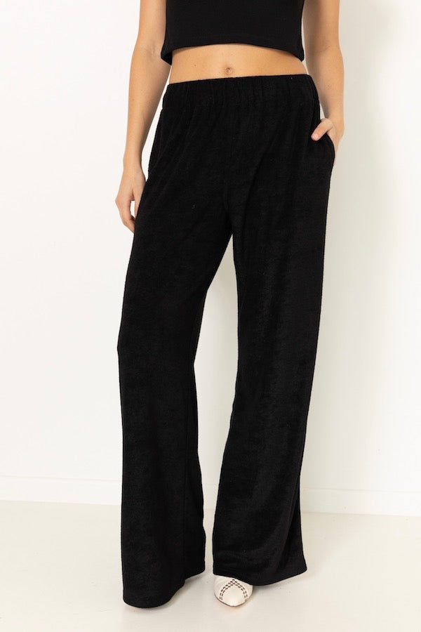 Wide Leg Pants Black