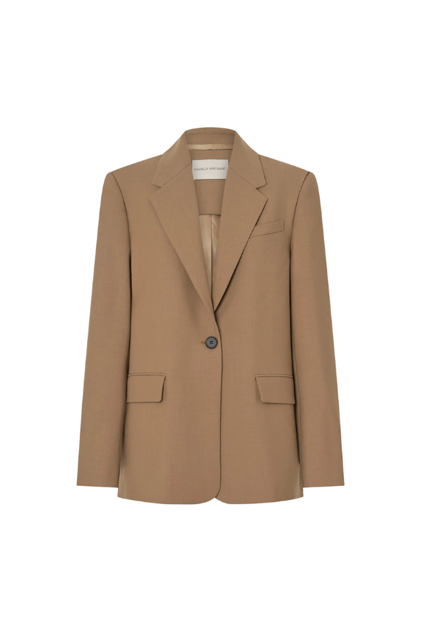Camilla and Marc | Balsam Blazer Camel | Girls with Gems