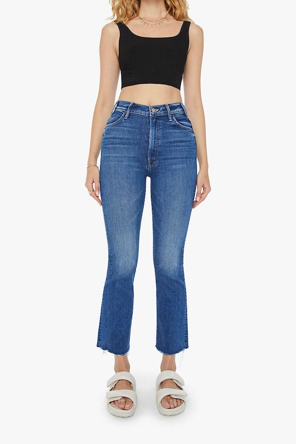 Mother Denim | The Hustler Ankle Fray Grasping At Straws | Girls with Gems