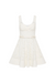 Rebecca Vallance | Nuvola Buster Mini Dress Ivory | Girls with Gems