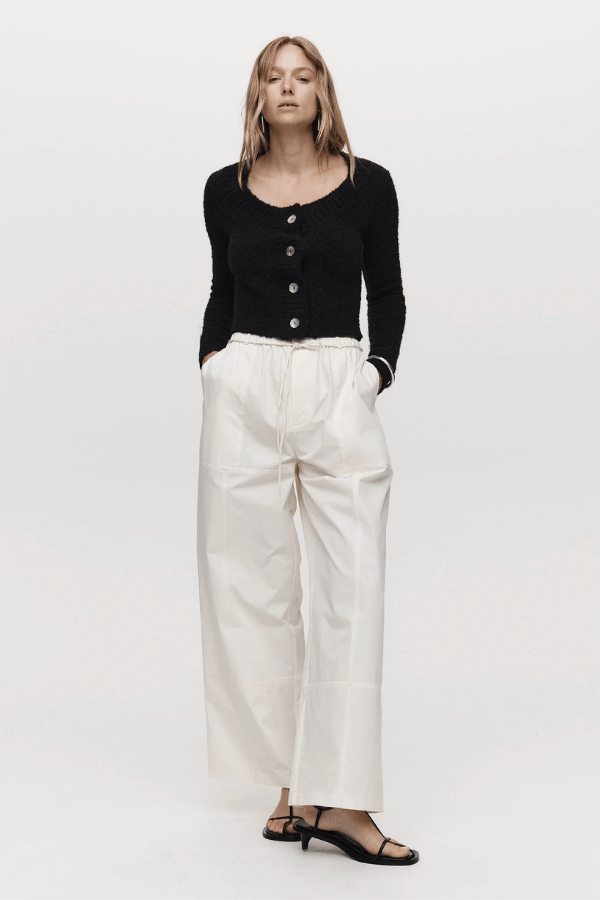 Marle | Penn Pant Ivory | Girls With Gems