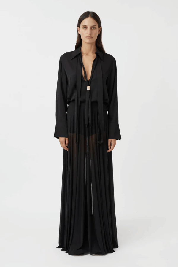 Camilla and Marc | Loom Maxi Skirt Black | Girls with Gems