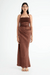 Benni | Gina Maxi Dress Chocolate | Girls with Gems