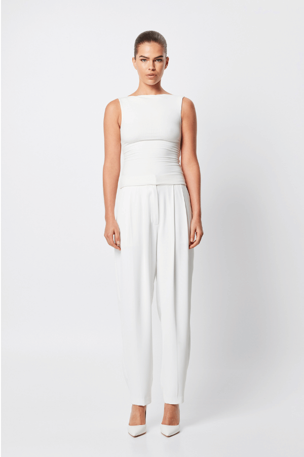 Mossman | Saint Tropez Pant White | Girls With Gems