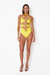 Cin Cin | Diamond Heart Cut Out Swimsuit Lemonade | Girls with Gems