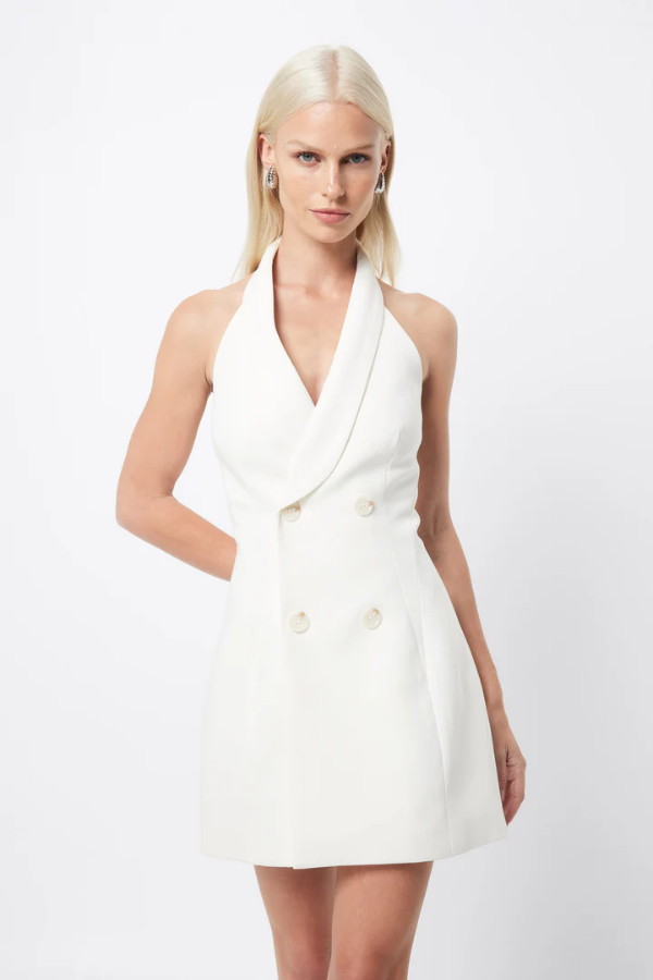 Mossman | Veredian Mini Dress White | Girls with Gems