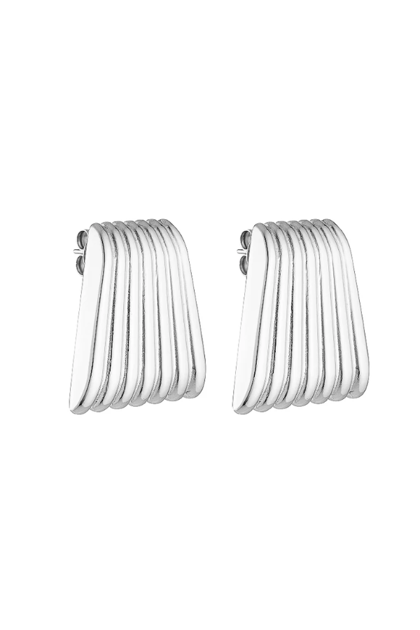 Porter Jewellery | Caterpillar Earrings Silver | Girls with Gems