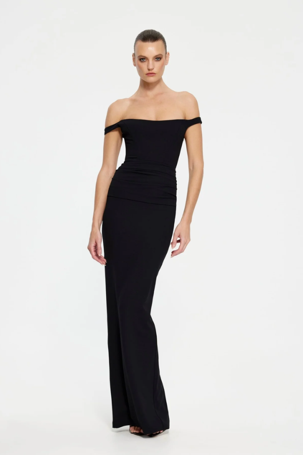 Effie Kats | Hayward Gown Black | Girls with Gems