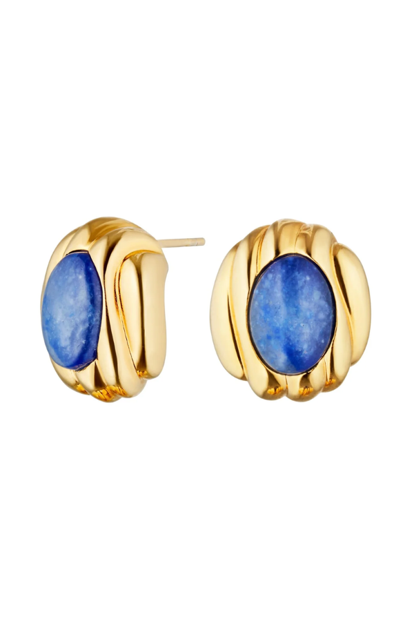 Avant Studio | Gia Earrings Blue Aventurine | Girls with Gems