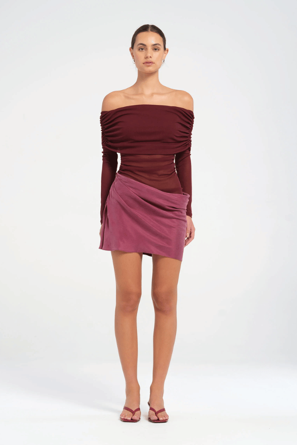 Luca Mini Dress Plum