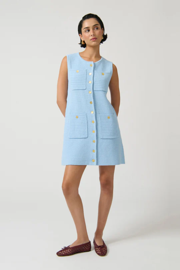 Onte | Helena Dress Blue | Girls with Gems