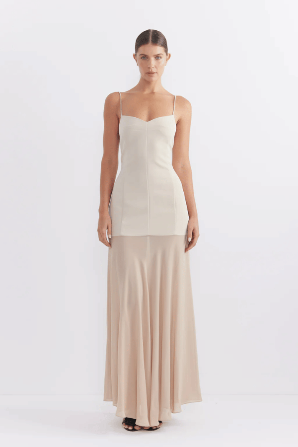 Pasduchas | Harriette Maxi Dress Stone | Girls with Gems