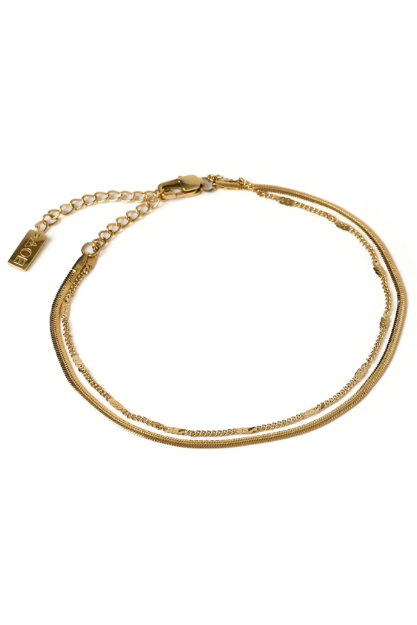 Arms of Eve | Millie Gold Anklet | Girls with Gems