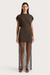 Faithfull the Brand | Brita Fringe Dress Chocolate Brown | Girls with Gems