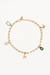 By Charlotte | Wanderlust Charm Bracelet 18k Gold Vermeil | Girls with Gems