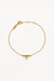 By Charlotte | Lotus Bracelet 18k Gold Vermeil | Girls with Gems