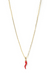 Arms Of Eve | Cornicello Red Charm Necklace | Girls with Gems