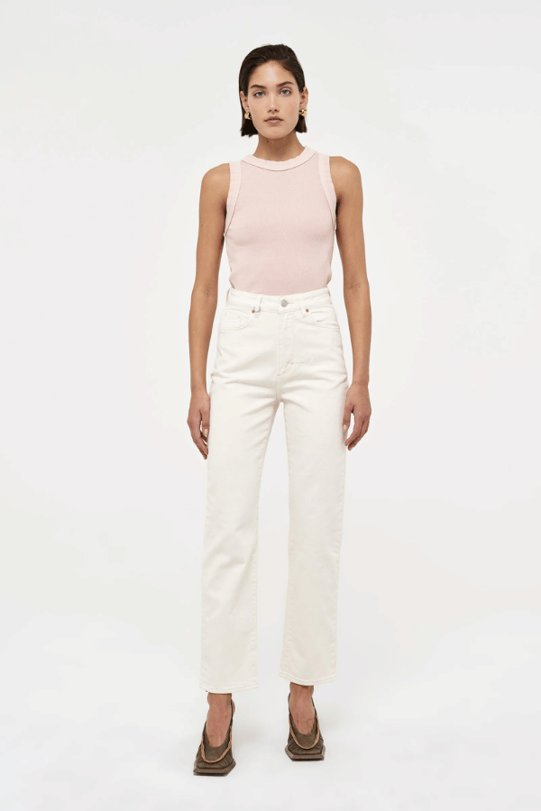 Neuw Denim | Nico Straight Light Cream | Girls with Gems