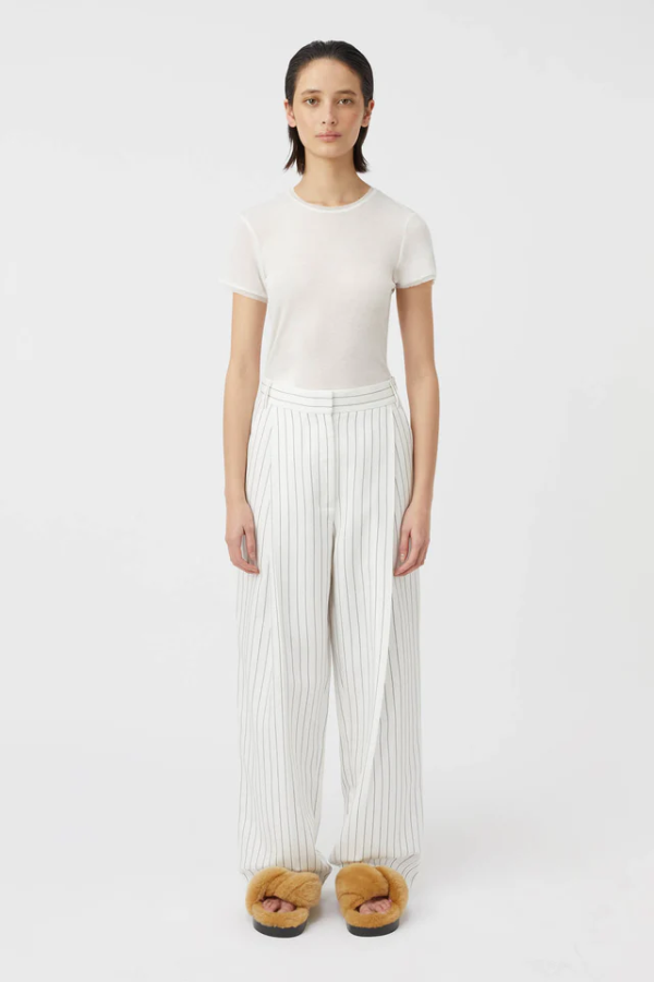 Camilla and Marc | Jagger Trouser White Pinstripe | Girls with Gems