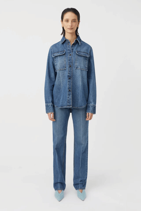 Camilla and Marc | Verona Denim Shirt Classic Blue | Girls with Gems