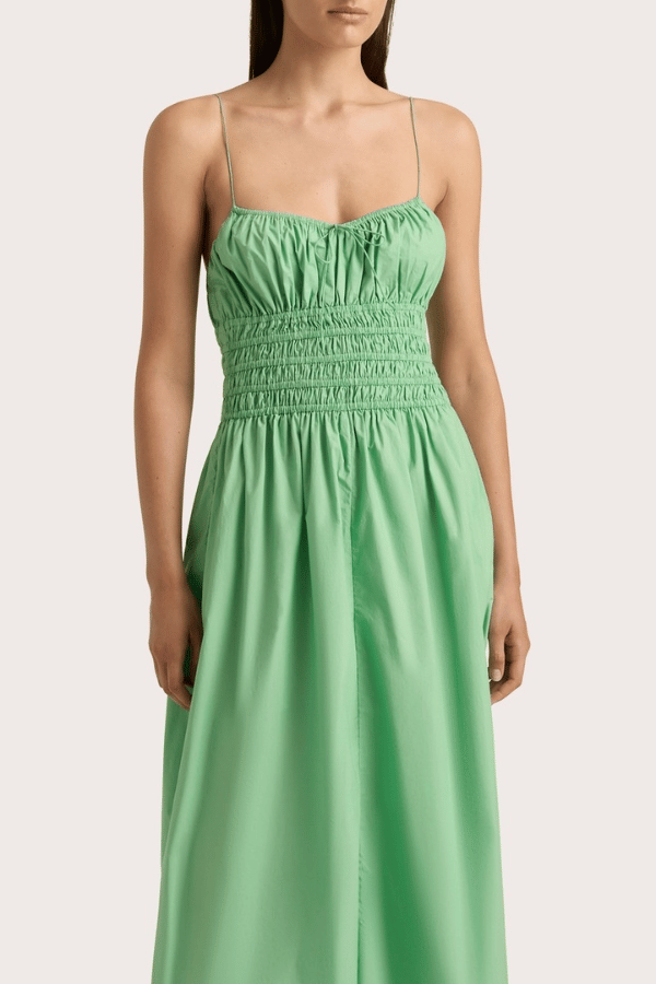 Faithfull the Brand | Baia Maxi Dress Apple | Girls with Gems