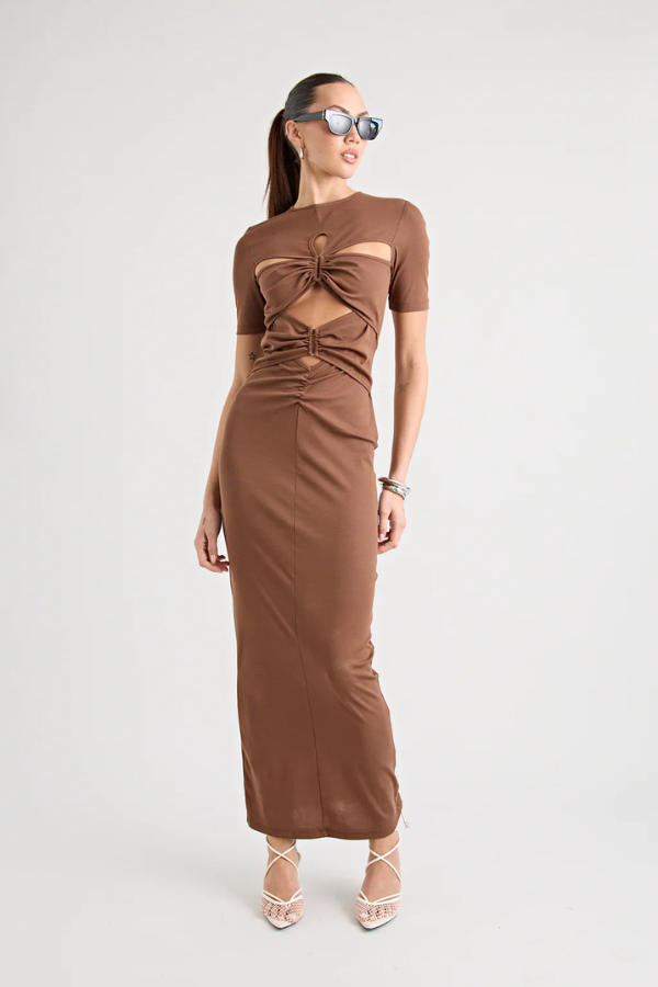 Pfeiffer | Florence Dress Chocolate | Girls with Gems