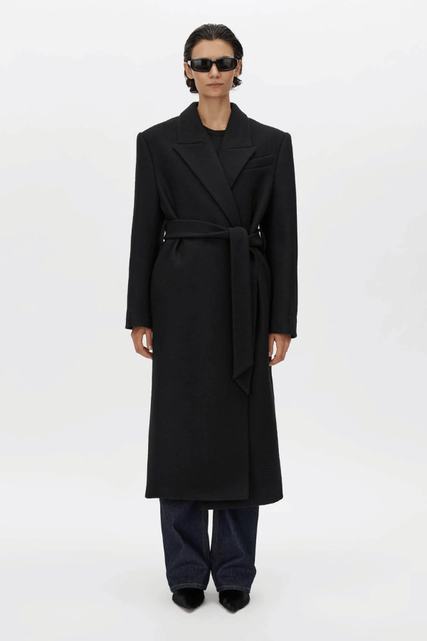 Base Blazer Coat Black