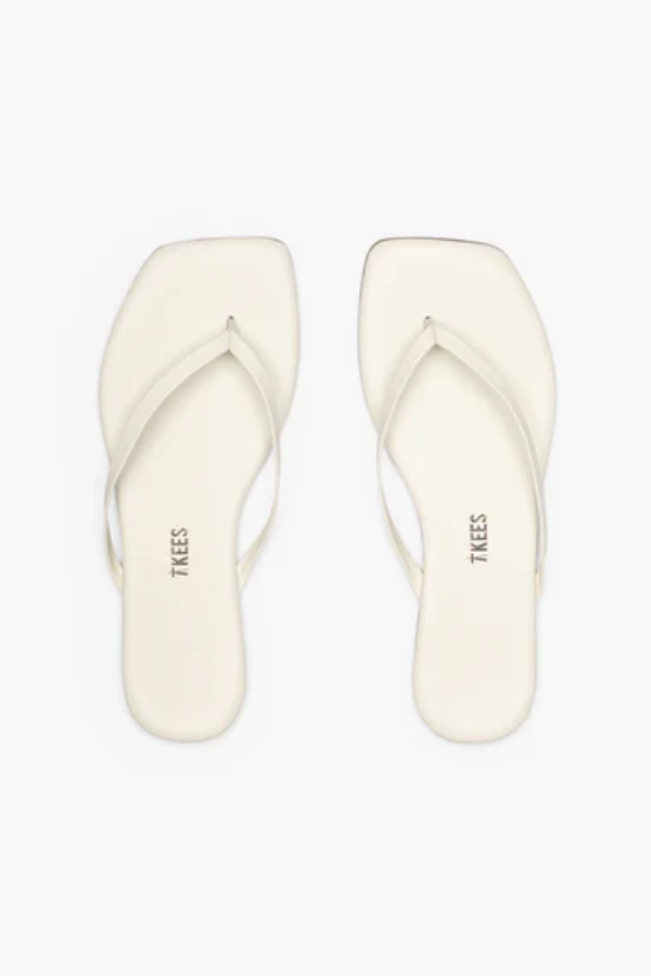 Tkees | Square Toe Lily Cream | Girls with Gems