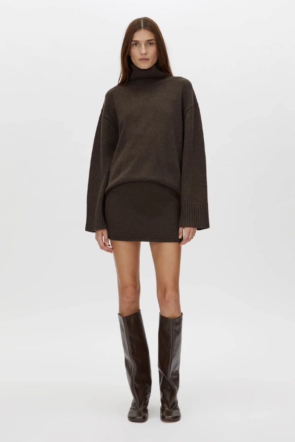 Camilla and Marc | Romeo 2.0 Skirt Chocolate Melange | Girls with Gems