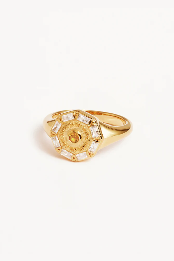 By Charlotte | Joy of Life Ring 18k Gold Vermeil | Girls with Gems