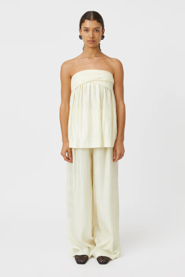 Camilla and Marc | Siren Wide Leg Pant Cream | Girls with Gems