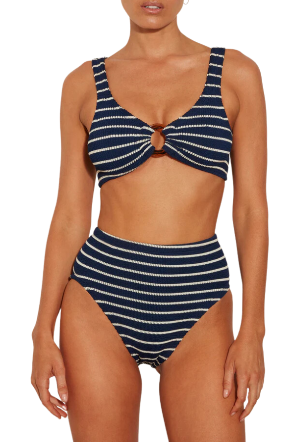 Hunza G | Nadine Bikini Navy/White | Girls with Gems