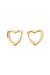 Arms Of Eve | Sweetheart Gold Earrings Large | Girls with Gems