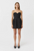 Camilla and Marc | Doherty Peplum Mini Dress Black | Girls with Gems