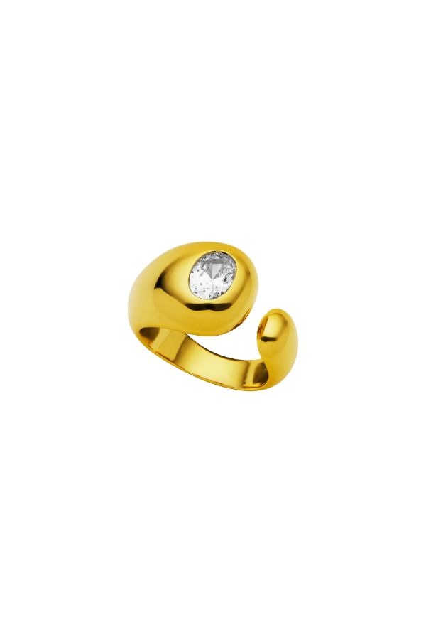 Amber Sceats | Vesper Ring Gold | Girls with Gems