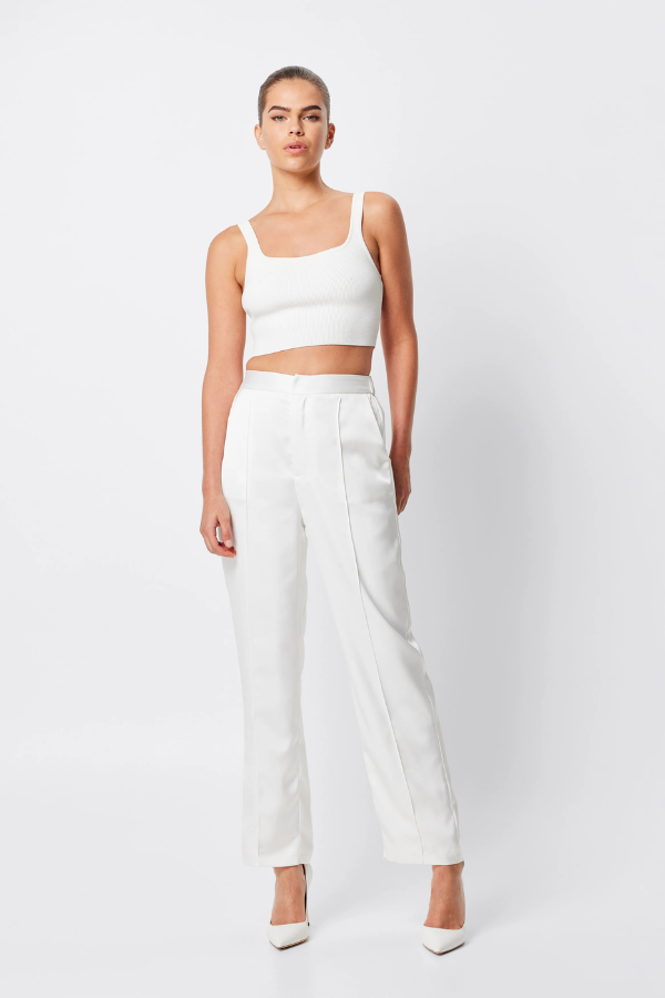 Mossman | Toulouse Pant White | Girls With Gems