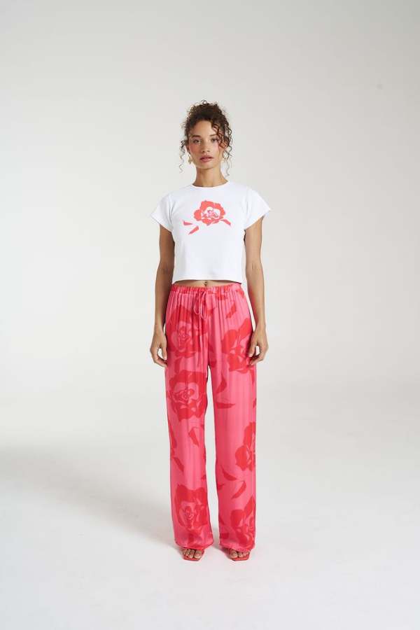 Summi Summi | Elastic Waist Pants A Rose By Any Other Name | Girls with Gems