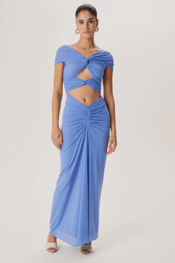 Ronny Kobo | Maxena Dress Cornflower | Girls with Gems