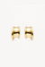 By Charlotte | Muse Small Hoops 18k Gold Vermeil | Girls with Gems