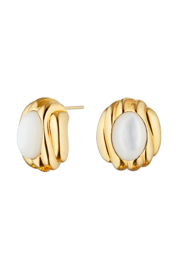 Avant Studio | Gia Earrings Mother Of Pearl | Girls with Gems