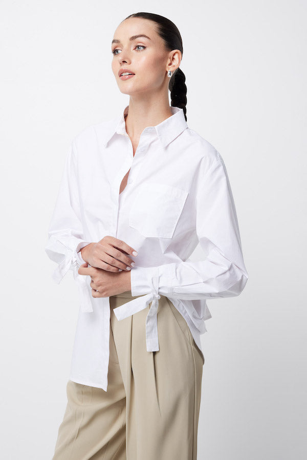 Mossman | In Knots Shirt White | Girls with Gems