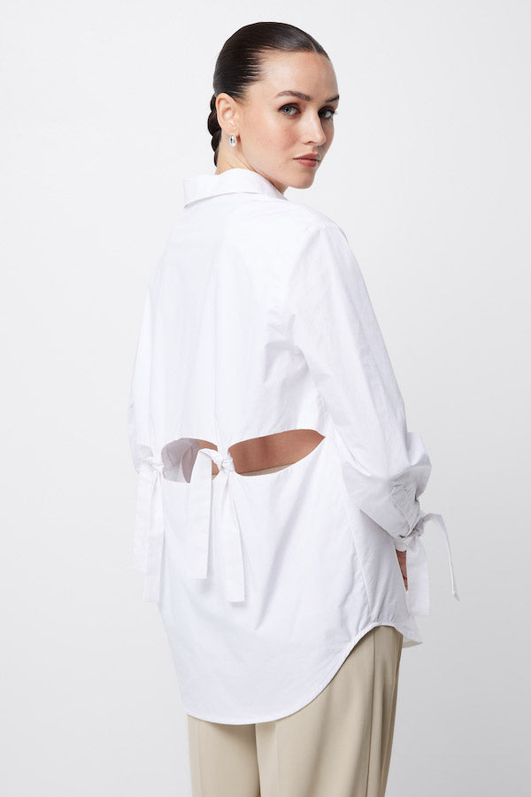 Mossman | In Knots Shirt White | Girls with Gems