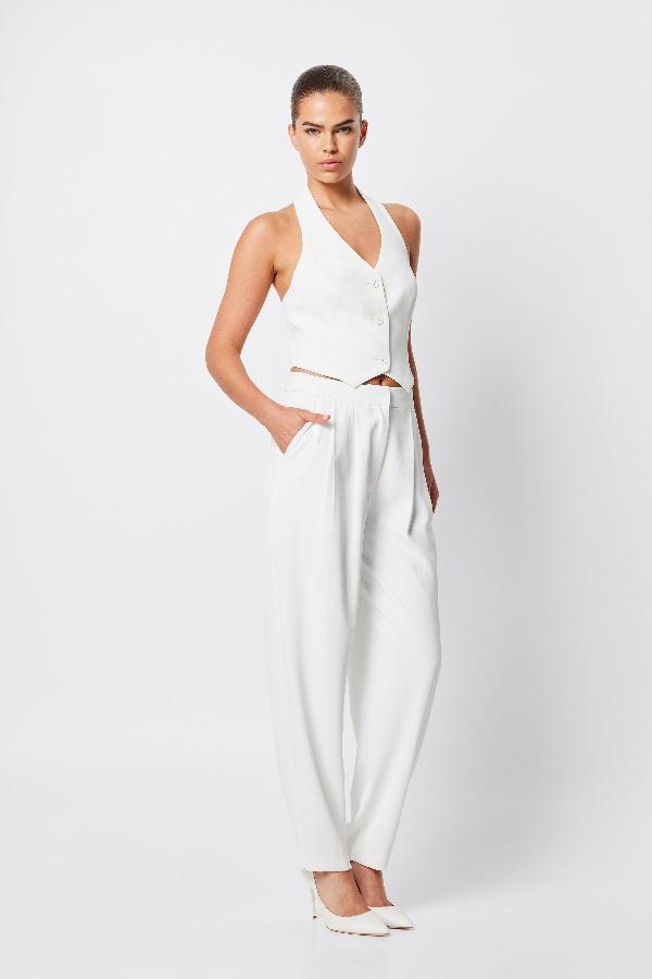 Mossman | Saint Tropez Vest White | Girls With Gems