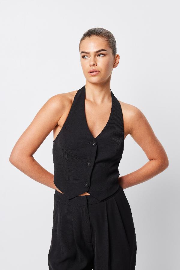 Mossman | Saint Tropez Vest Black | Girls With Gems