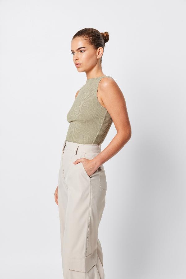 Mossman | Arles Top Khaki | Girls With Gems