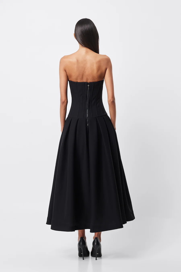 Mossman | Enchant Maxi Dress Black | Girls with Gems