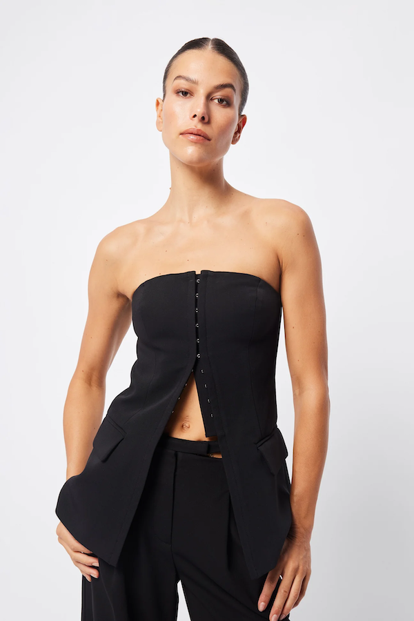 Mossman | In Formation Top Black | Girls with Gems