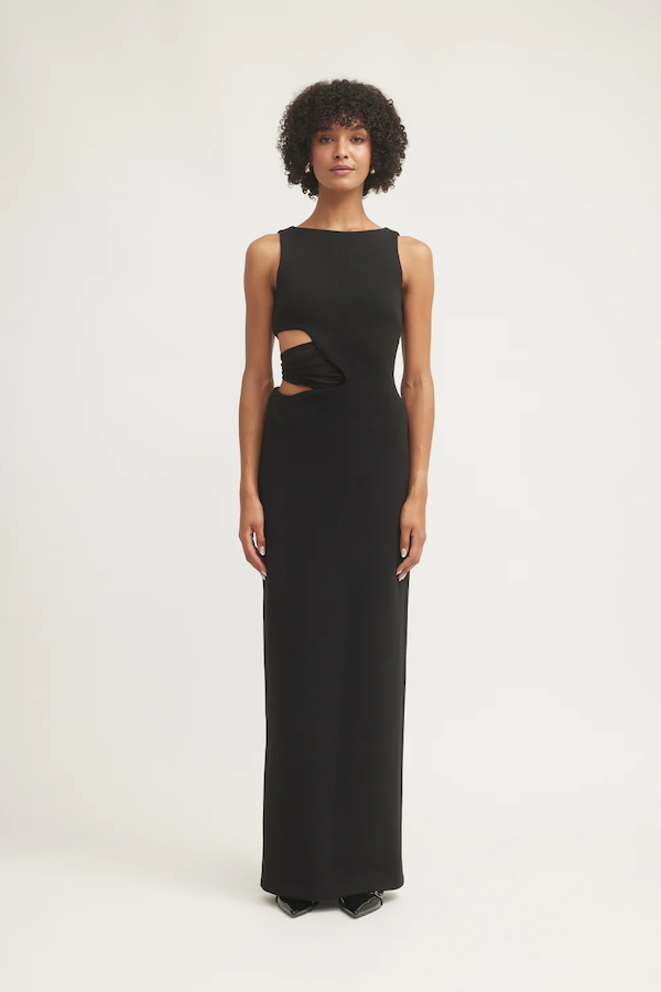 Tojhà | Valentina Dress Black | Girls with Gems