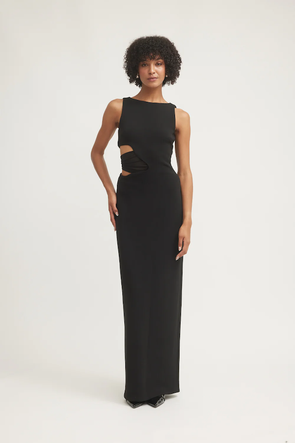 Tojhà | Valentina Dress Black | Girls with Gems